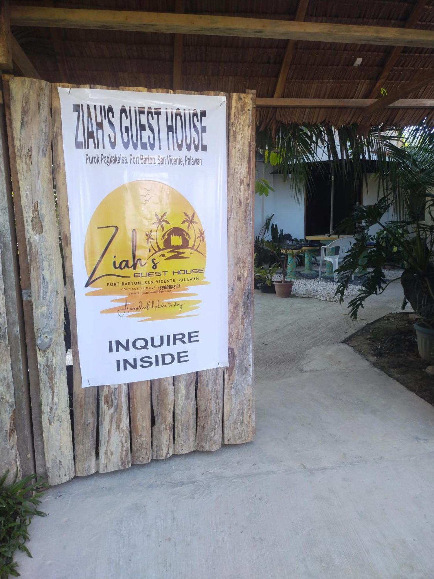 Ziah'S Guest House San Vicente  Exterior foto